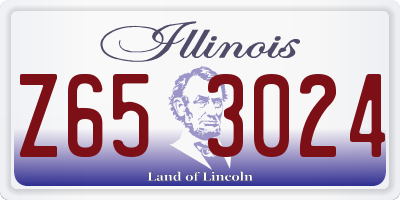 IL license plate Z653024