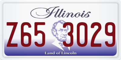 IL license plate Z653029