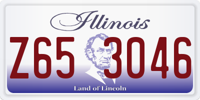 IL license plate Z653046
