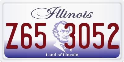 IL license plate Z653052