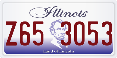 IL license plate Z653053