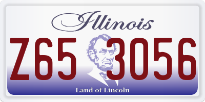 IL license plate Z653056