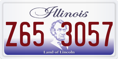 IL license plate Z653057