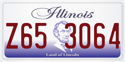 IL license plate Z653064