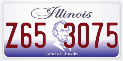 IL license plate Z653075