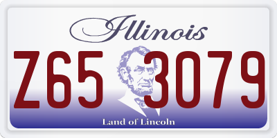 IL license plate Z653079