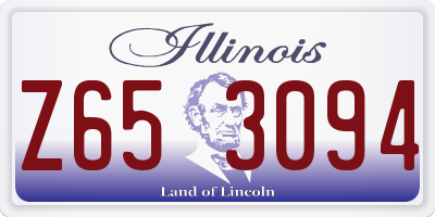 IL license plate Z653094