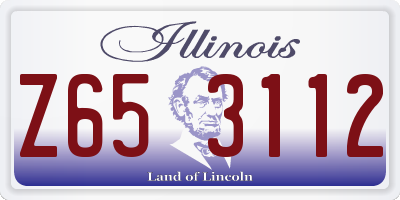 IL license plate Z653112