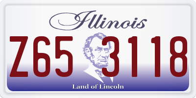 IL license plate Z653118