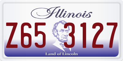 IL license plate Z653127