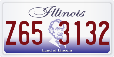 IL license plate Z653132