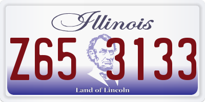 IL license plate Z653133