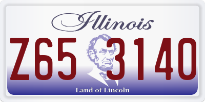 IL license plate Z653140