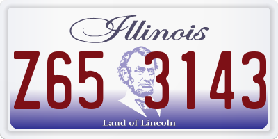 IL license plate Z653143