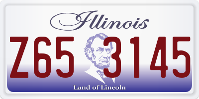 IL license plate Z653145