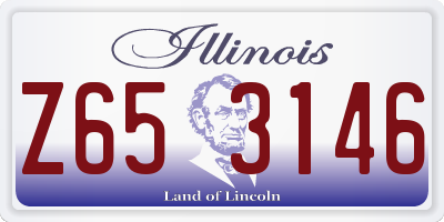 IL license plate Z653146