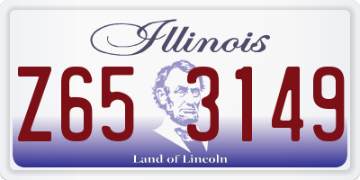 IL license plate Z653149