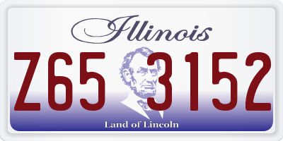 IL license plate Z653152