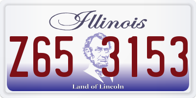 IL license plate Z653153
