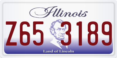 IL license plate Z653189