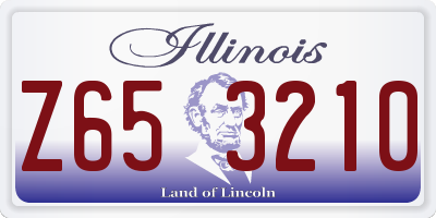 IL license plate Z653210