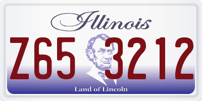 IL license plate Z653212