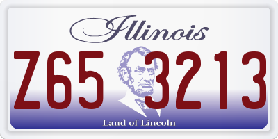 IL license plate Z653213