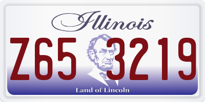 IL license plate Z653219