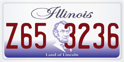 IL license plate Z653236