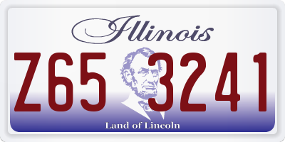 IL license plate Z653241