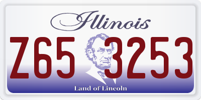 IL license plate Z653253