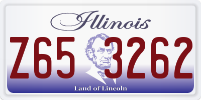 IL license plate Z653262