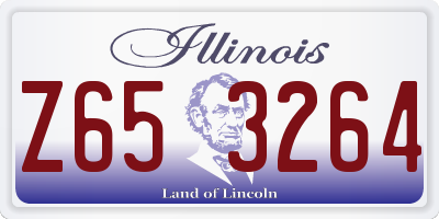 IL license plate Z653264