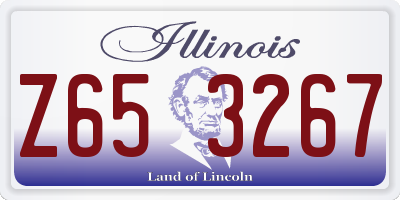 IL license plate Z653267