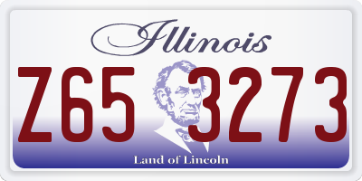 IL license plate Z653273