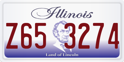IL license plate Z653274