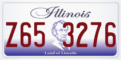 IL license plate Z653276