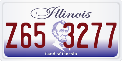 IL license plate Z653277