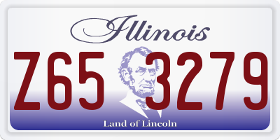 IL license plate Z653279