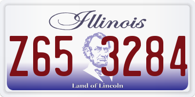 IL license plate Z653284