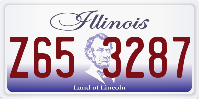 IL license plate Z653287