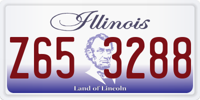 IL license plate Z653288
