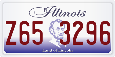 IL license plate Z653296