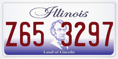 IL license plate Z653297