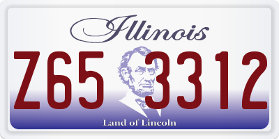 IL license plate Z653312