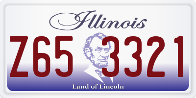 IL license plate Z653321