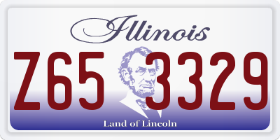 IL license plate Z653329