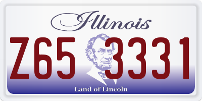 IL license plate Z653331