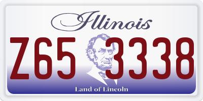 IL license plate Z653338