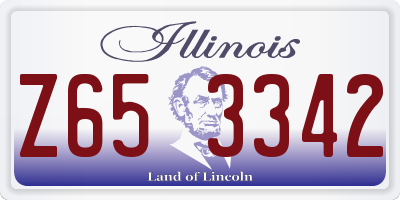 IL license plate Z653342